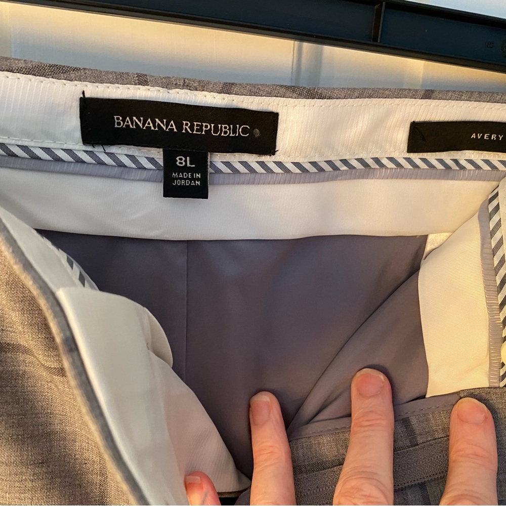 Banana Republic lined Avery pants